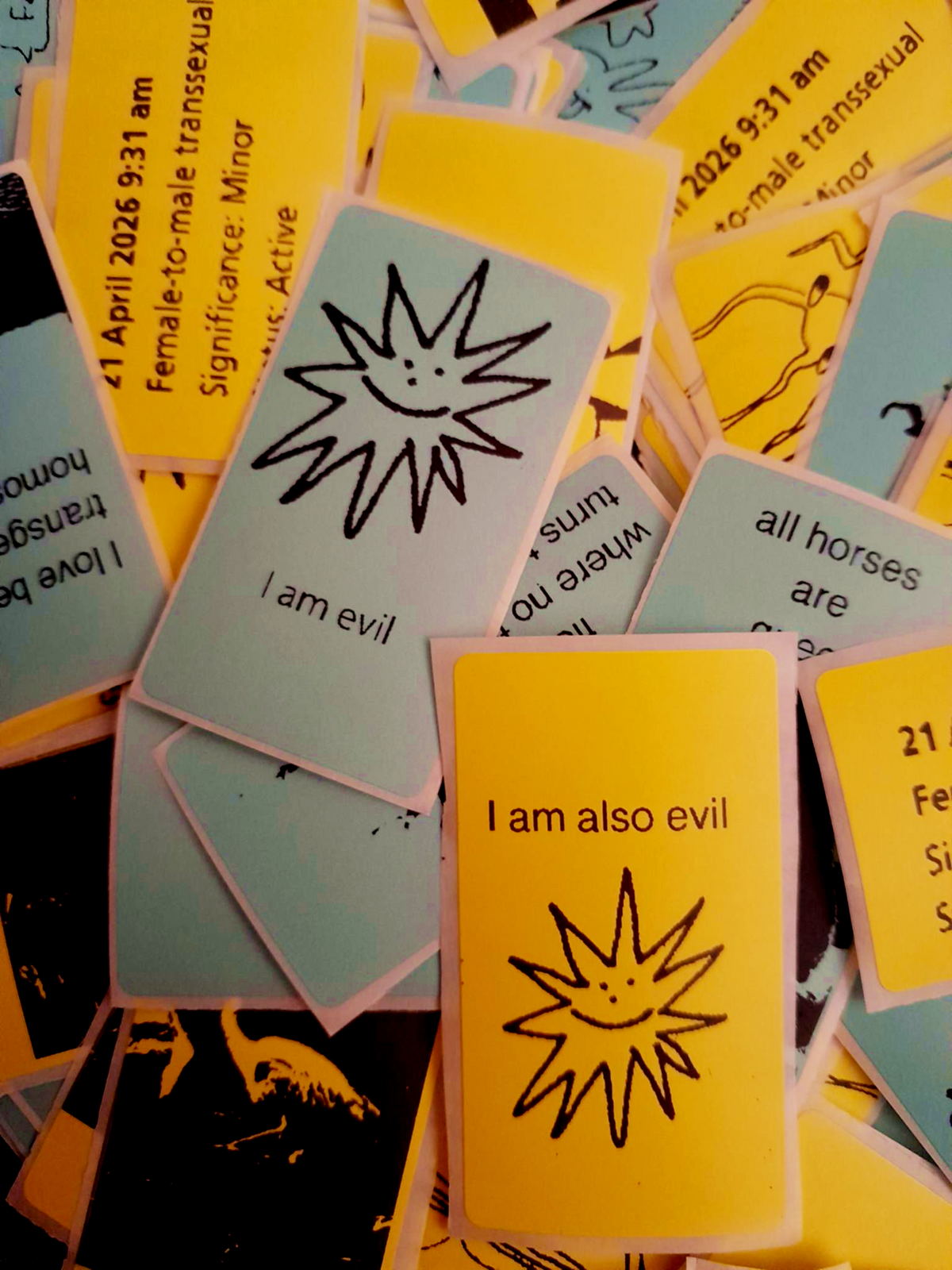 Thermal sticker pack