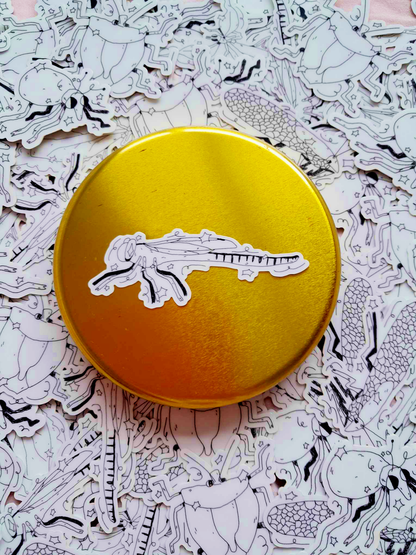 Glow in the dark bug stickers COLLECTION 2