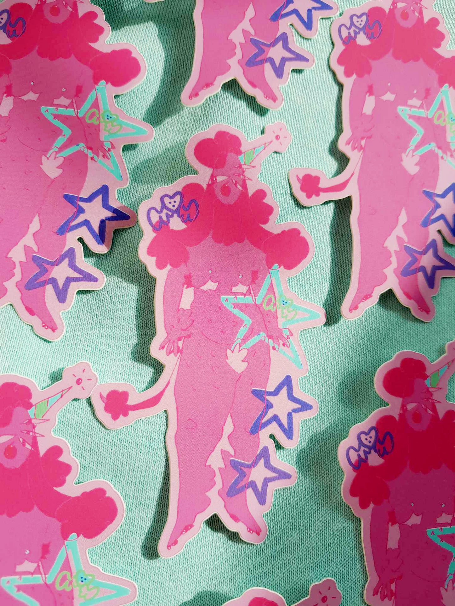 Vinyl Matte Poodle boy Sticker