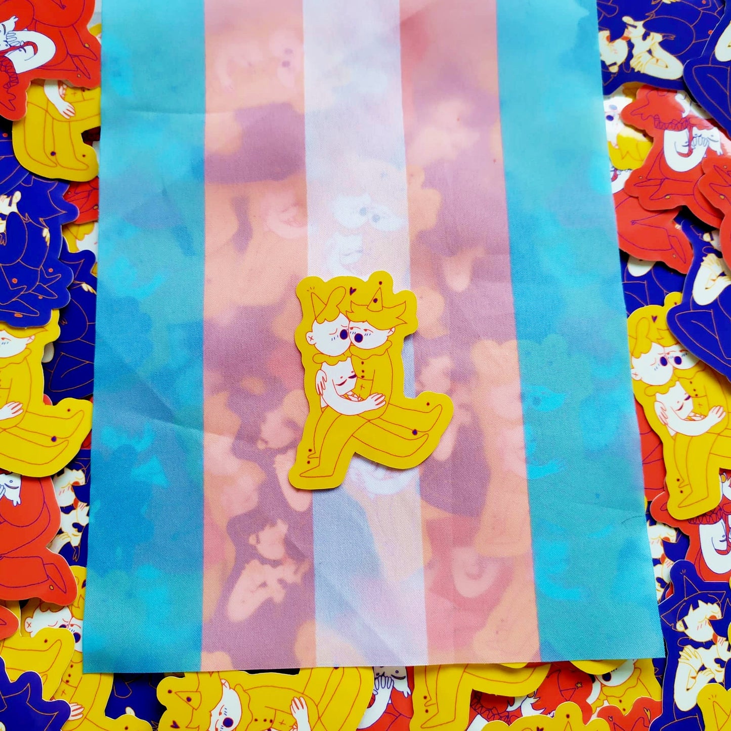 Vinyl Stickers romantic clown