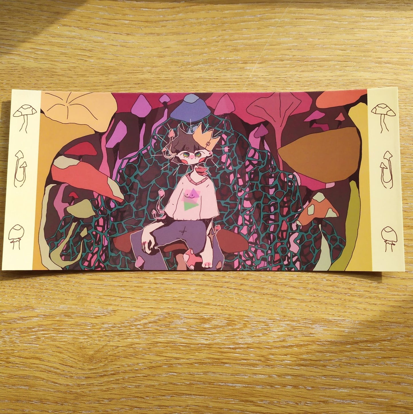 DISCONTINUED Mushroom King postcard print