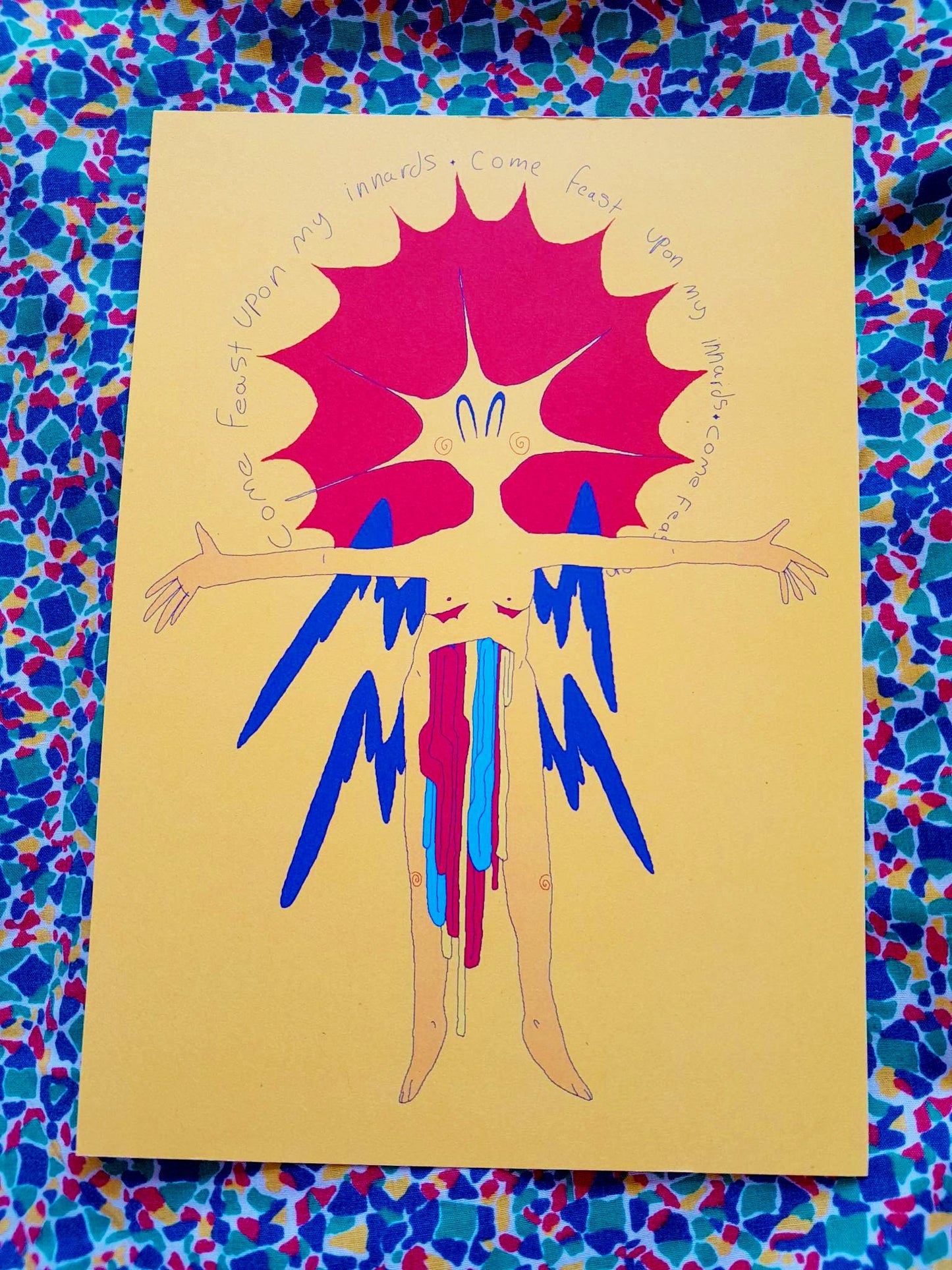 A5 Print Come and Feast