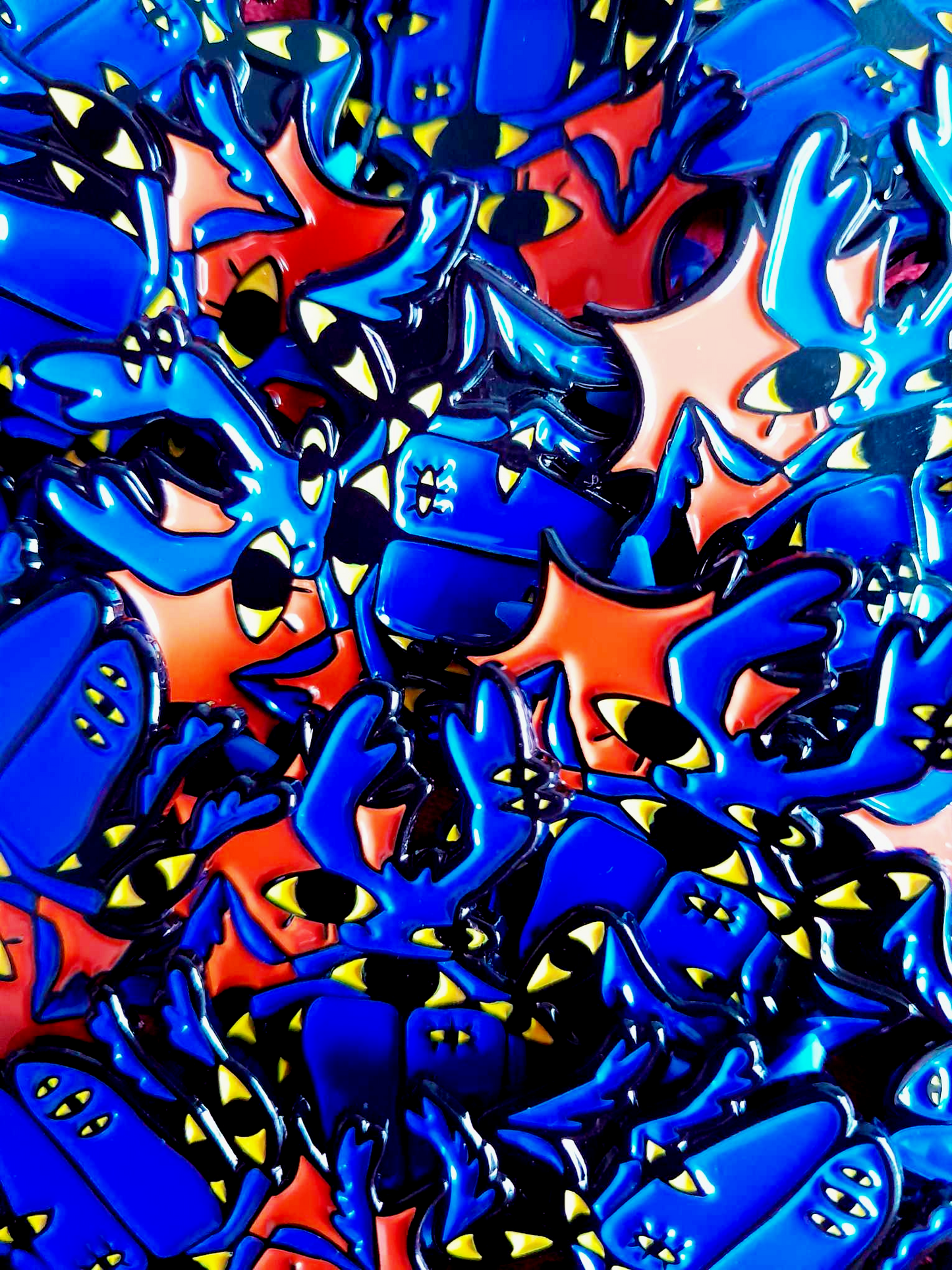 Soft Enamel Pin Eye Beetle