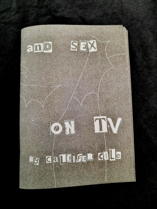 And Sex On TV Riso Printed Comic