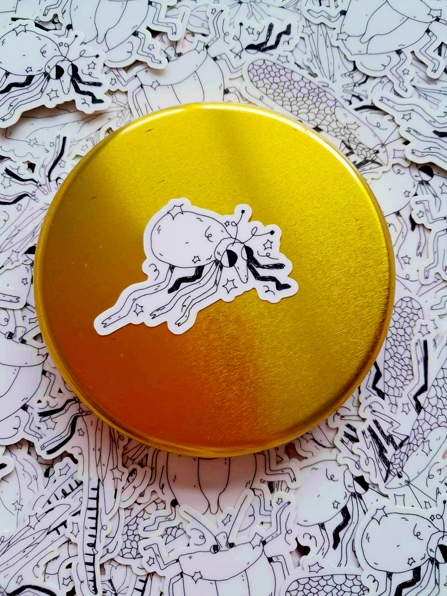 Glow in the dark bug stickers COLLECTION 2