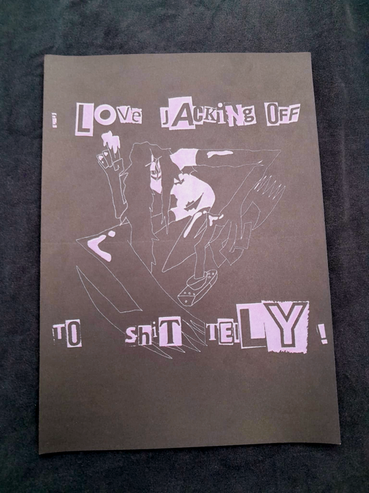 A4 Riso Print Sh*t Telly