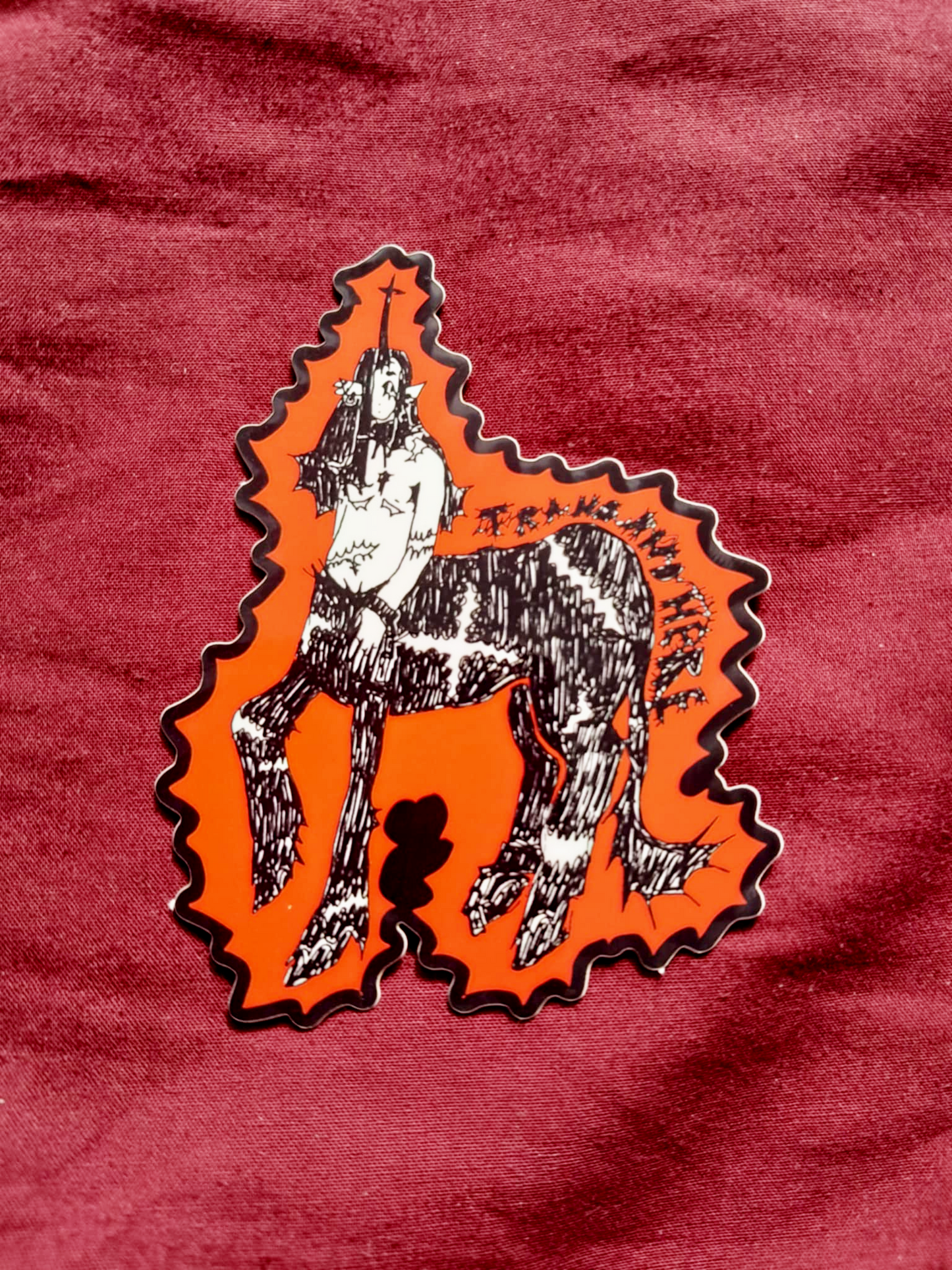 Vinyl TBoy Unicorn sticker