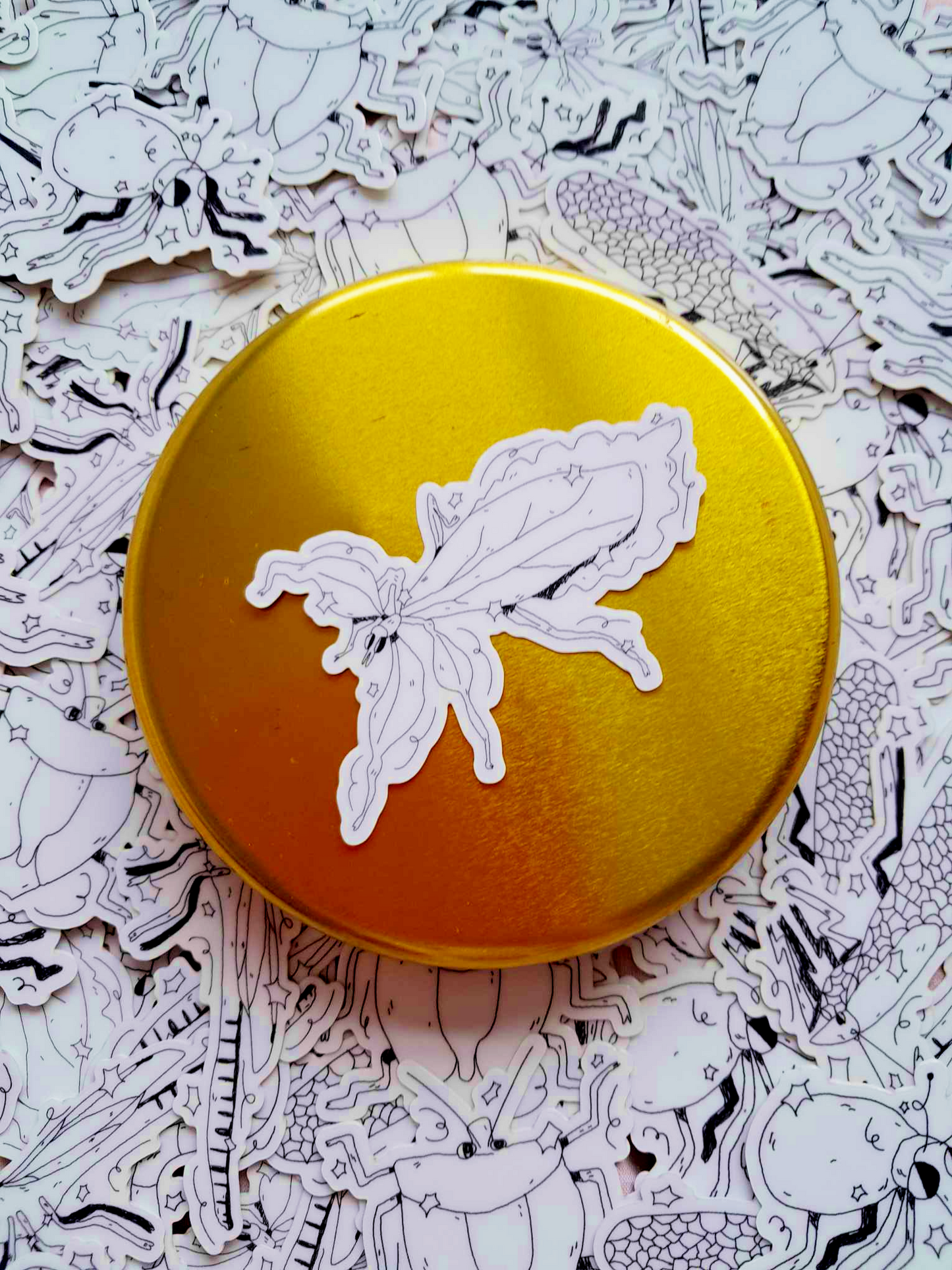 Glow in the dark bug stickers COLLECTION 2