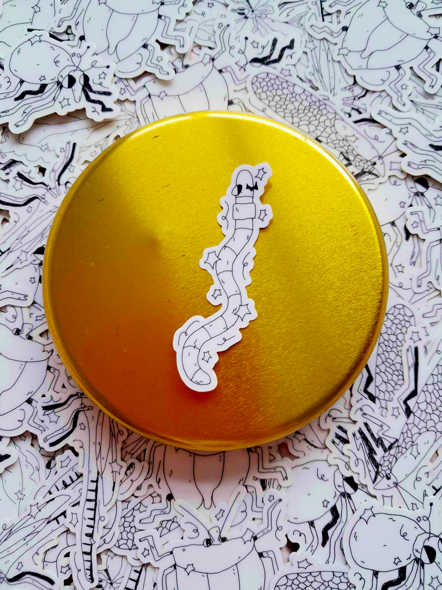 Glow in the dark bug stickers COLLECTION 2