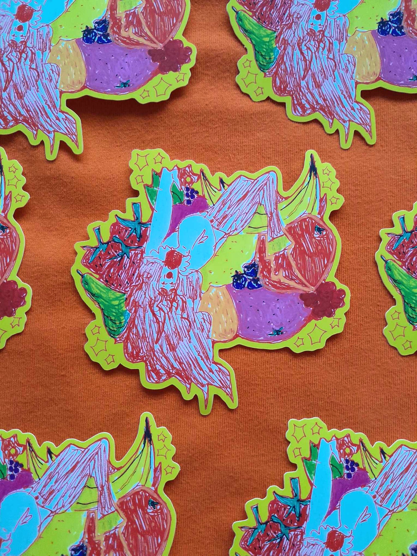 Vinyl Matte Sticker Fruit-dulgence