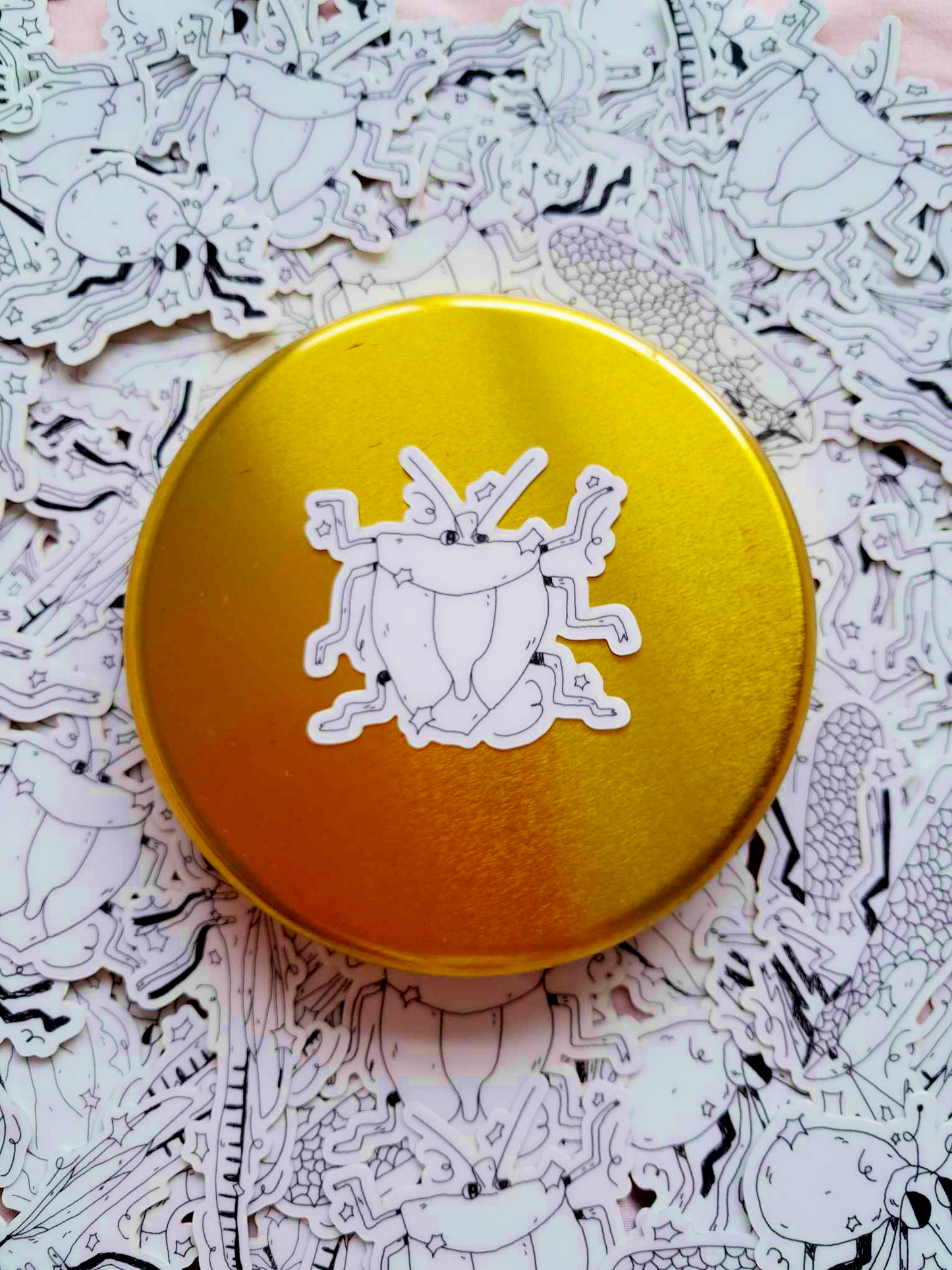 Glow in the dark bug stickers COLLECTION 2