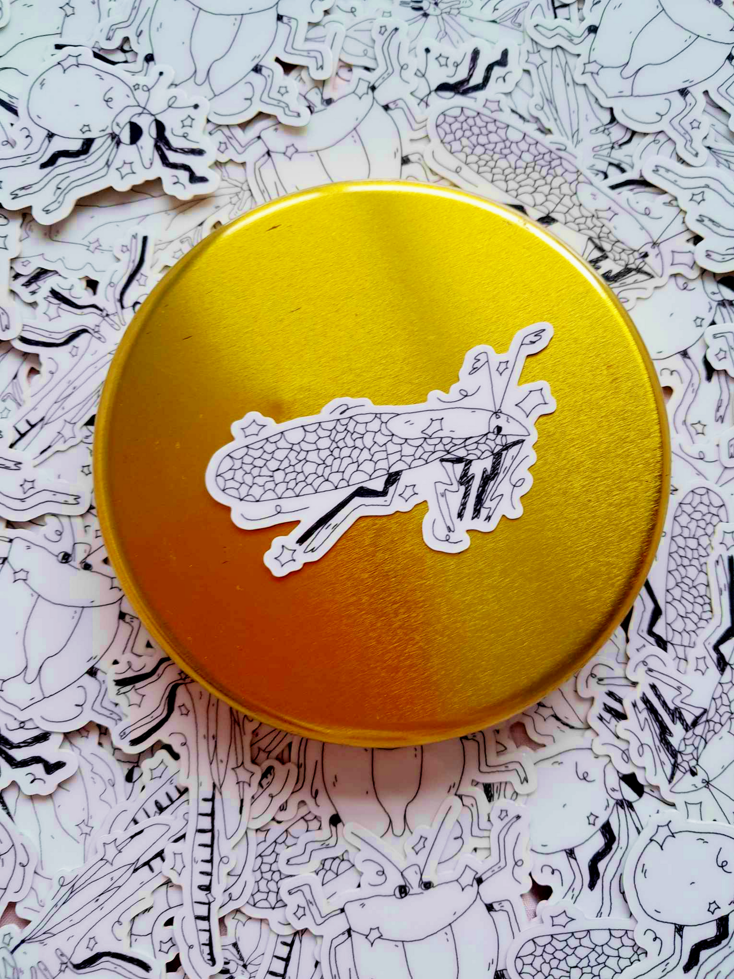 Glow in the dark bug stickers COLLECTION 2