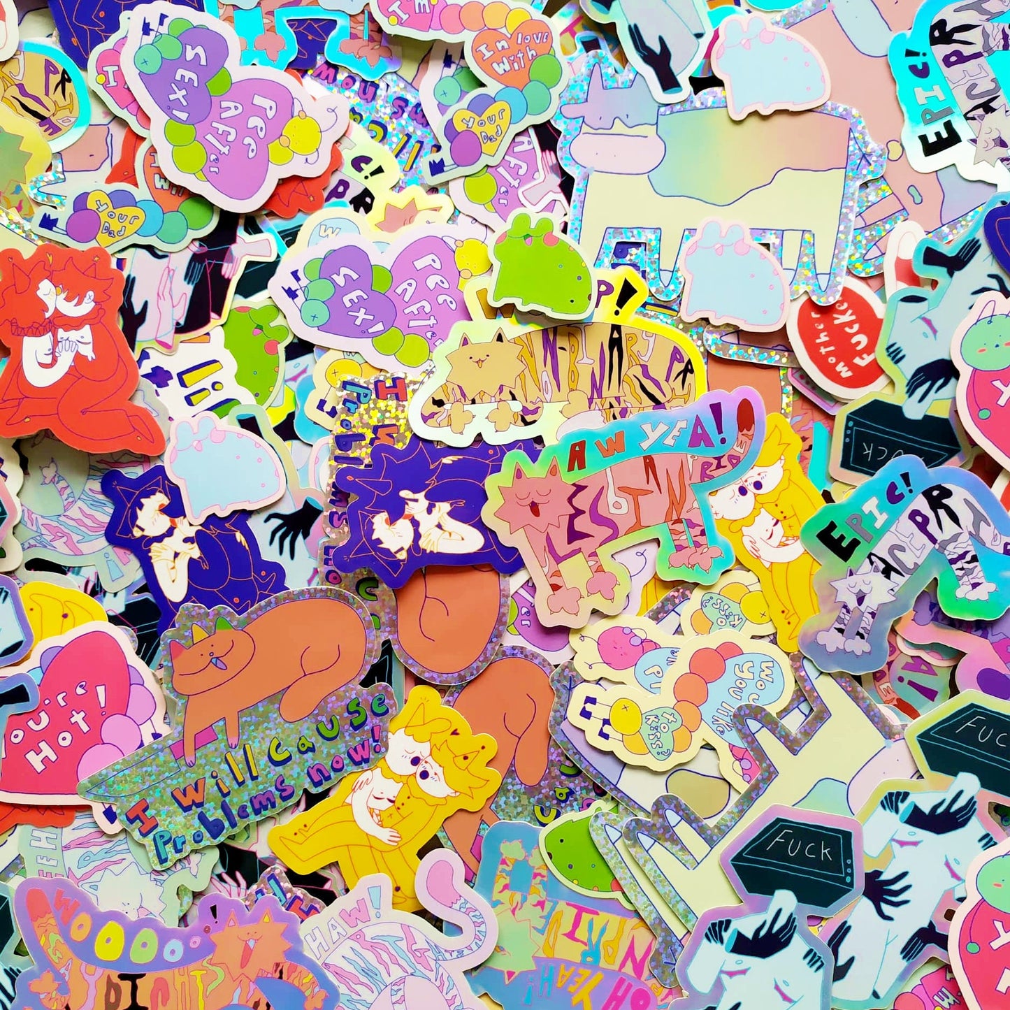 Mystery sticker bags [contains discontinued designs and flawed stickers]